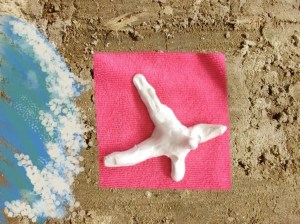 Een zeester, Gekleurde Gedachten, Karien Damen