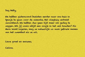 Mijn tante Hetty, gekleurde gedachten, Karien Damen