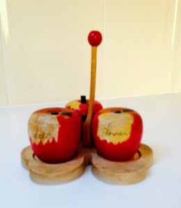 Verliefd op appeltjes, gekleurde gedachten