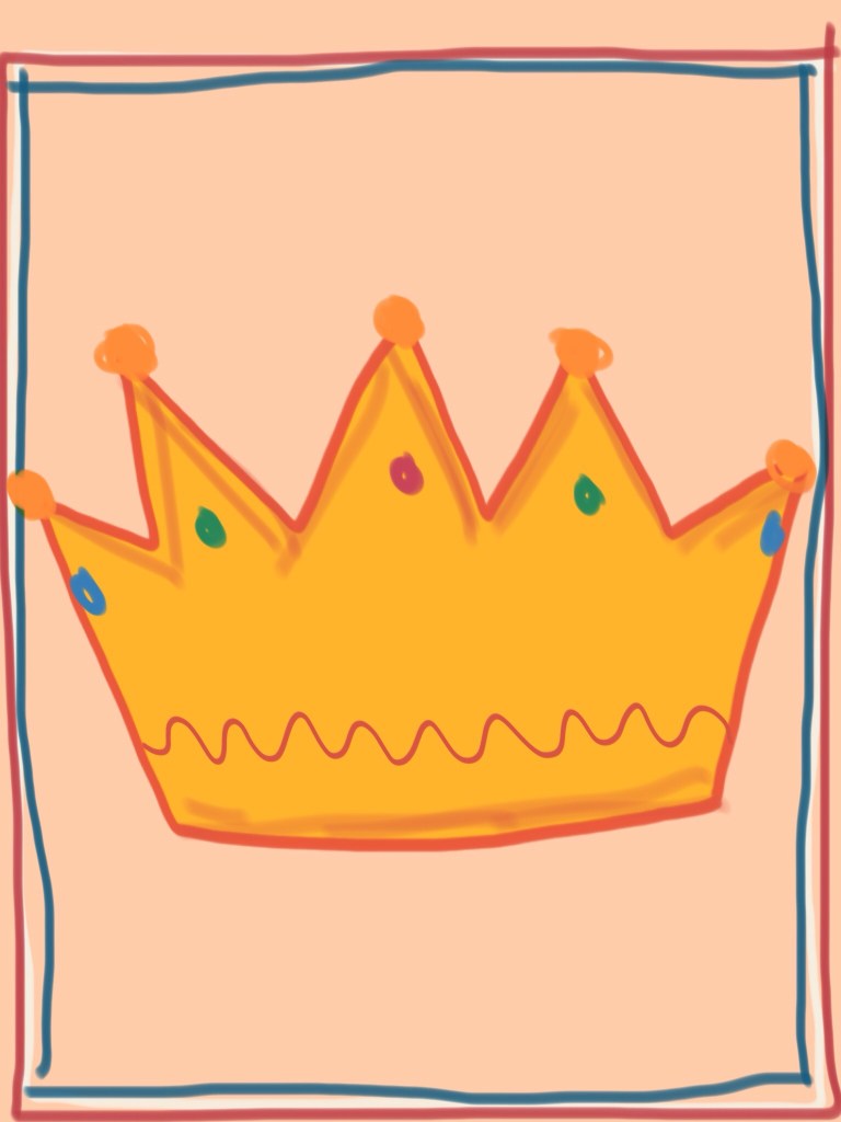 Een koninklijk cadeau, gekleurde gedachten, Karien Damen