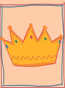 Een koninklijk cadeau, gekleurde gedachten, Karien Damen