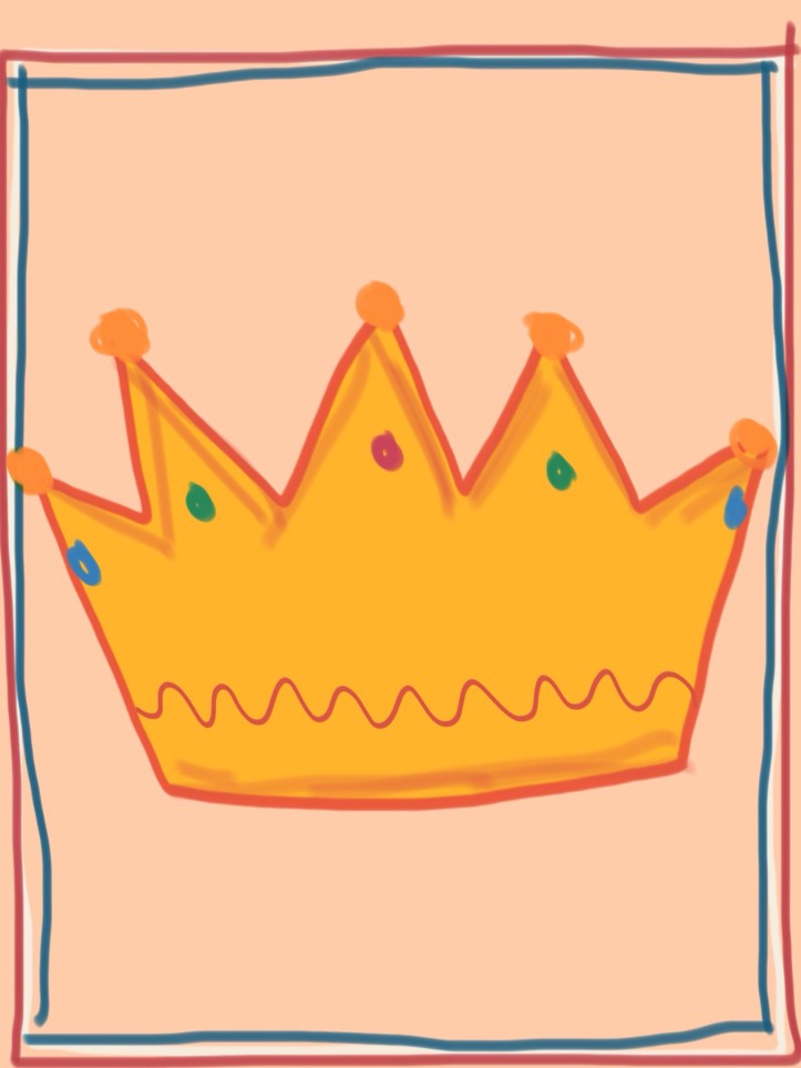 Een koninklijk cadeau, gekleurde gedachten, Karien Damen