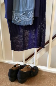 Gekleurde Gedachten, Karien Damen, blauw