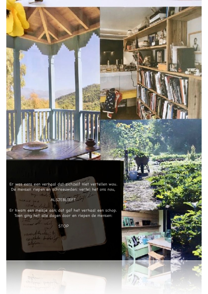 He verhaal, gekleurde gedachten