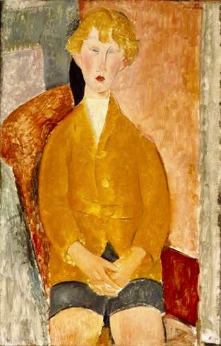 Amadeo Modigliani, Petit garçon en culotte courte (1918) © Dallas Museum of Art