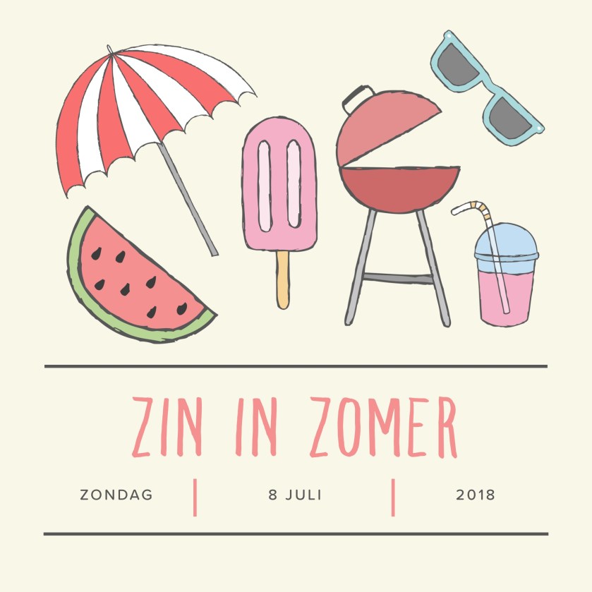 Gekleurde Gedachten. Karien Damen, Zin in Zomer
