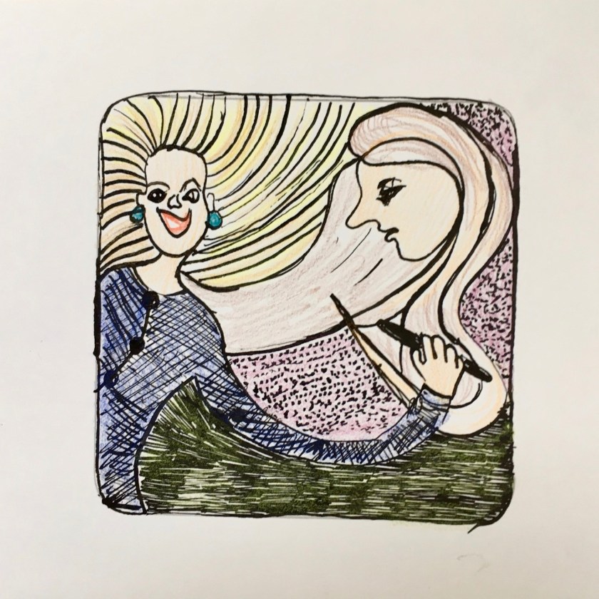 Het gebed van een scholier, gekleurde gedachten, Karien Damen